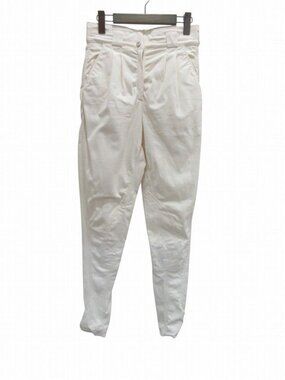 Hermes Jopper Pants White Cotton German 42